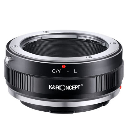 Picture of K&F Concept Lens Mount Adapter C/Y-L Manual Focus Compatible with Contax/Yashica (C/Y) Lens to L Mount Camera Body
