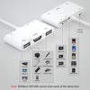 Picture of PNBLAECE HDMI Adapter for iPhone to TV, Lightning Digital AV Adapter, 6 in 1 USB Camera OTG Adapter, TF & SD Card Reader with Charging Port Support TV/Monitor/Projector/USB Drive/MIDI Keyboard/Mouse