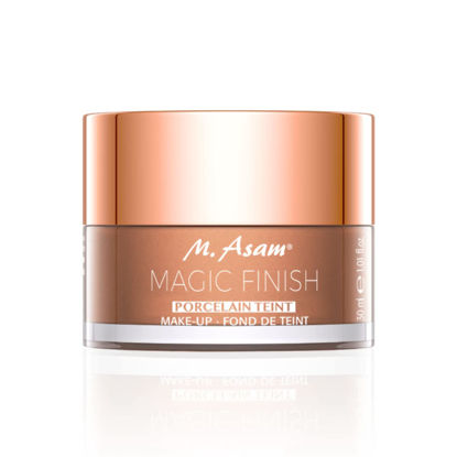 Picture of M. Asam Magic Finish Porcelain Teint Make-up Mousse - 4in1 Primer, Foundation, Concealer & Powder with buildable coverage, adapts to fair skin tones, leaves skin looking flawless, 1.01 Fl Oz