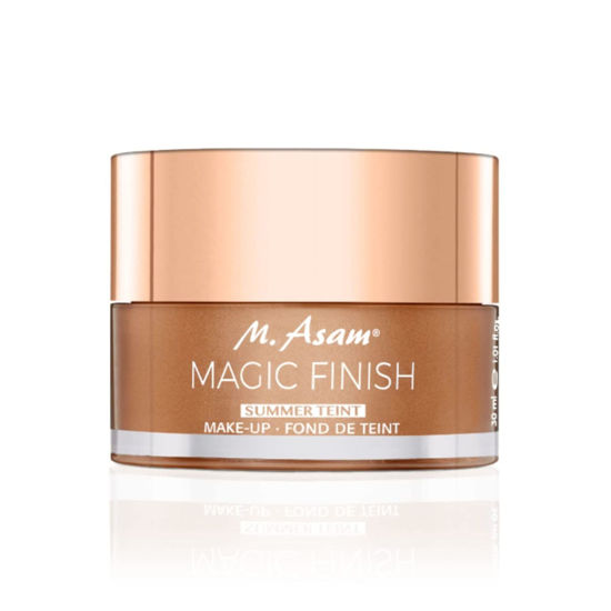 Picture of M. Asam Magic Finish Summer Teint Make-up Mousse - 4in1 Primer, Foundation, Concealer & Powder with buildable coverage, adapts to medium skin tones, leaves skin looking flawless, 1.01 Fl Oz