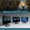 Picture of Premium Privacy Screen Filter for 20 Inches Desktop Computer Monitor. Screen Protector size is 17.4 inch width x 9.8 inch height. Anti Glare and Anti Blue Light Protection