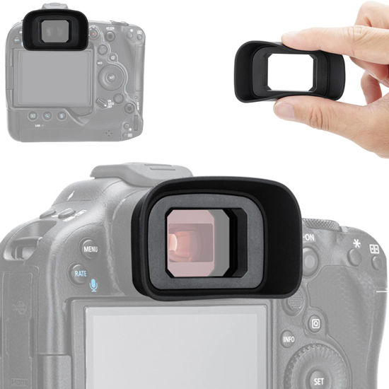 GetUSCart EOS R3 Eyecup Eyepiece，Soft Silicon Extended Camera Eye Cup