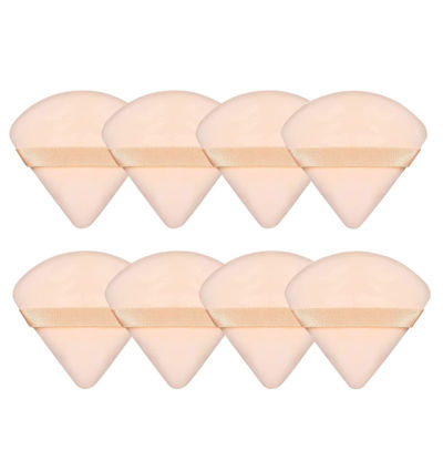 Picture of 8 Pieces Triangle Powder Puff Face Soft Triangle Makeup Puff Velour Cosmetic Foundation Blender Sponge Beauty Makeup Tools