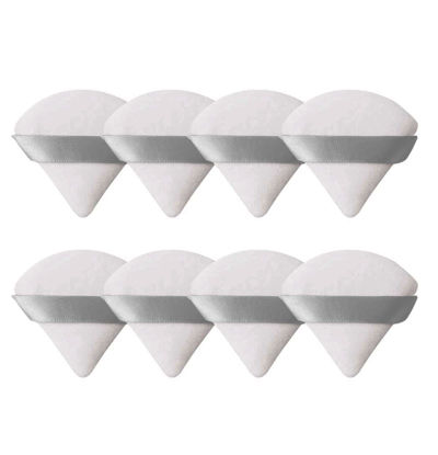 Picture of 8 Pieces Triangle Powder Puff Face Soft Triangle Makeup Puff Velour Cosmetic Foundation Blender Sponge Beauty Makeup Tools