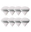 Picture of 8 Pieces Triangle Powder Puff Face Soft Triangle Makeup Puff Velour Cosmetic Foundation Blender Sponge Beauty Makeup Tools