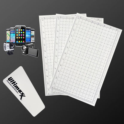 Picture of Ultimaxx 3 Universal 5" Screen Protectors + 1 Squeegee Card for Digital Cameras, Camcorders and Cell Phones