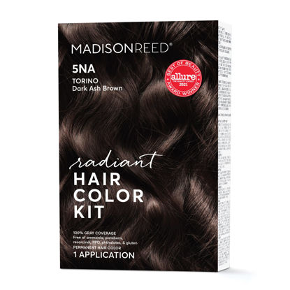Picture of Madison Reed Radiant Hair Color Kit, Dark Ash Brown 5NA Torino Brown, 100% Gray Coverage, Ammonia-Free, Permanent Hair Dye, Pack of 1