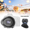 Picture of Hitoxi Camera Viewfinder Magnifier, 3X Magnification Sunshade LCD Viewfinder Compatible with 3in, 3.2in Camera Camcorder, SLR Cameras and Mirrorless Cameras Screen Sunshade Hood