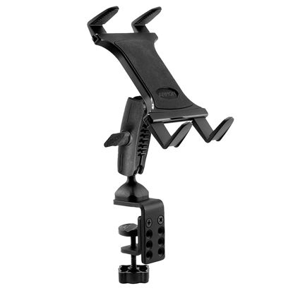 Picture of Arkon Tablet Clamp Mount for Tripods Carts Tables Desks for iPad Air 2 iPad 4 3 2 iPad Pro Retail Black