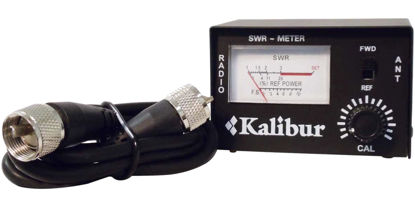 Picture of Accessories Unlimited AUSWR Mini SWR Meter, Three Feet of Coaxial JUmper with PL259 Ends Included, 10-Watts Power, Tune Up Your System Anytime, Covers 26-30 MHz Range