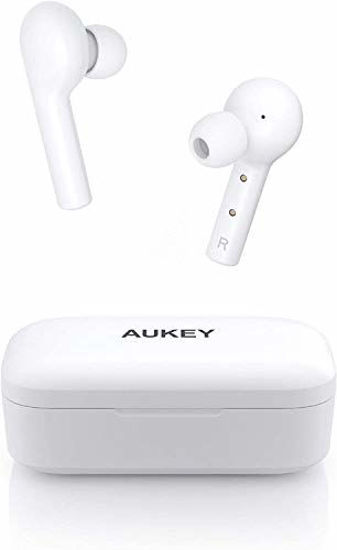 GetUSCart- AUKEY True Wireless Earbuds, Bluetooth 5 Headphones in Ear with  Charging Case, Hands-Free Headset with Noise Cancellation Mic, Touch  Control, 35 Hours Playback for iPhone and Android