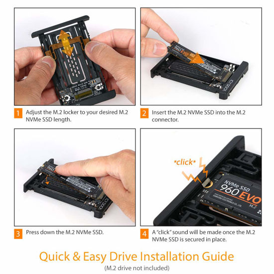 GetUSCart- ICY DOCK M.2 PCIe 3.0/4.0 NVMe SSD to 2.5
