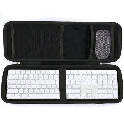 Picture of RAIACE Hard Storage Case Compatible with Apple Magic Keyboard + Magic Mouse. (Case Only) - Black