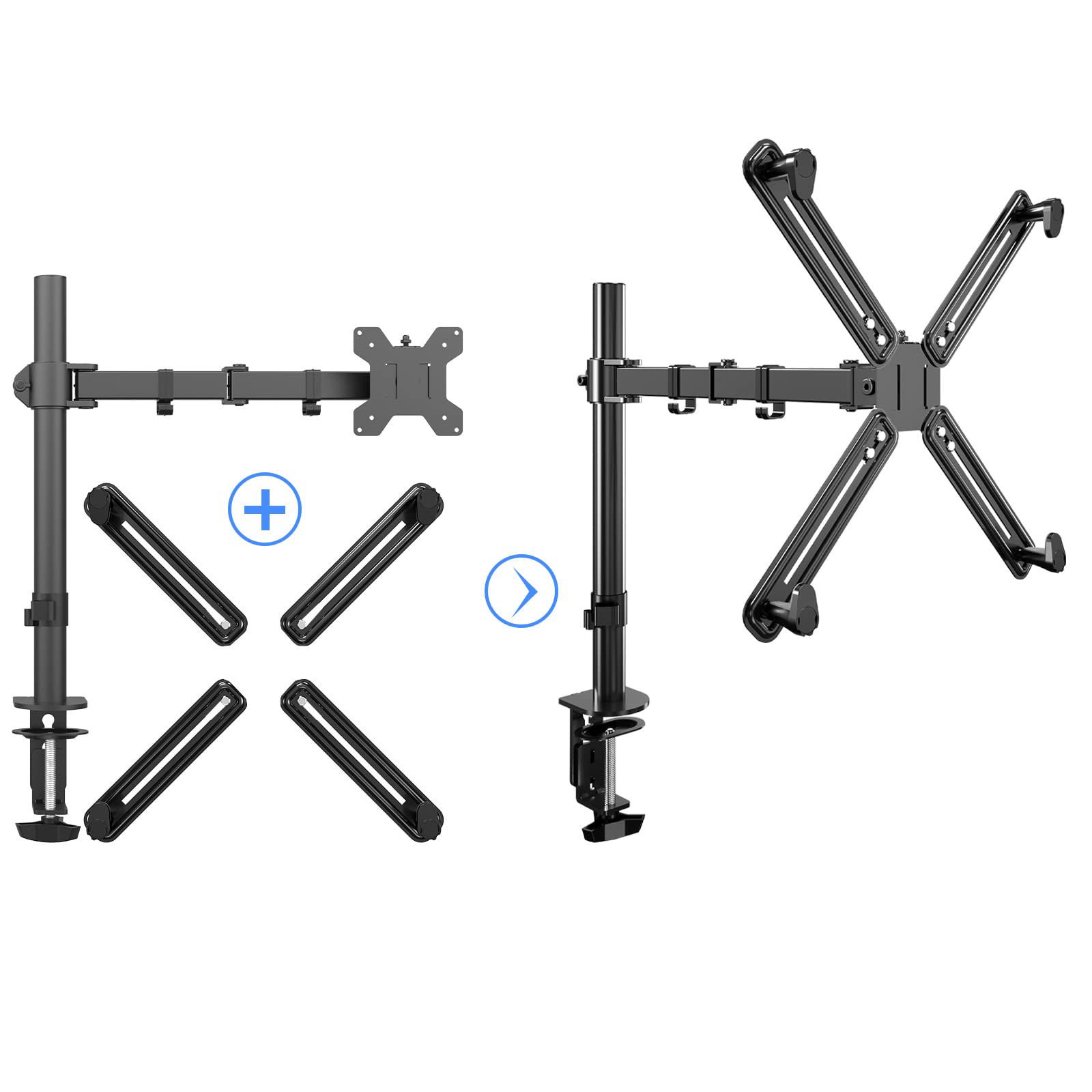 GetUSCart Pholiten VESA Mount Bracket Adapter Monitor Arm Mounting Kit
