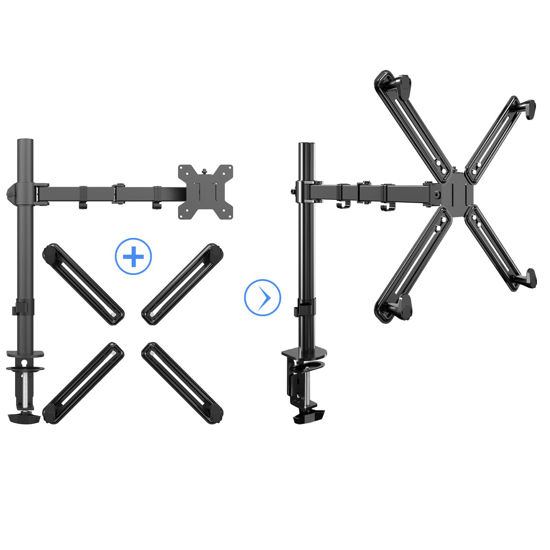 GetUSCart Pholiten VESA Mount Bracket Adapter Monitor Arm Mounting Kit
