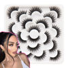 Picture of Losha 3D False Eyelashes Full Strips 16mm Natural Long Faux Mink Lashes| Reusable Eyelash Extension| 100% Handmade & Cruelty-Free| 10 Pairs Lashes Pack