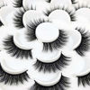 Picture of Losha 3D False Eyelashes Full Strips 16mm Natural Long Faux Mink Lashes| Reusable Eyelash Extension| 100% Handmade & Cruelty-Free| 10 Pairs Lashes Pack