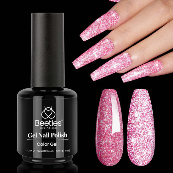 Hot pink stripes and other hot pink nail art ~ More Nail Polish