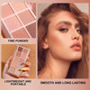 Picture of Erinde 10 Colors Eyeshadow Makeup Palette - Matte Naked Eye Shadow, Ultra-Blendable, Long Lasting, Professional Matte & Shimmer Nudes Neutral Eye Shadows Palette with Brush, Milk Tea