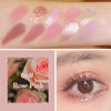 Picture of Erinde 10 Colors Eyeshadow Palette - Matte Shimmer Glitter Ultra-Blendable, High Pigmented, Natural-Looking Korean Eye Makeup, Pink Eyeshadow Palette with Brush, Rose Pink