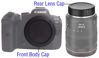 Picture of Camera Body Cap & Lens Rear Cap Cover for Canon EOS R50 R10 R8 R7 R6 R5 R5C R3 R RP More Canon RF Mount and Lens Accessories,HUIPUXIANG [2 Sets]