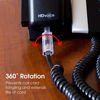 Picture of Power Gear Telephone Cord Detangler, 3 Pack, Tangle-Free 360 Degree Rotation, Plug into Landline Phone Handset, For Use in Home or Office, All Brands, Black, 30057