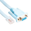 Picture of RJ45 to RS232 DB9 9-Pin Serial Port Female to RJ45 Female Cat5 Ethernet LAN Console 1.5m