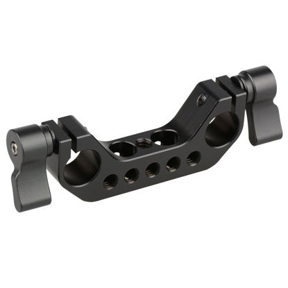 Picture of CAMVATE 15mm Rod Clamp for DLSR Camera Rig Cage Baseplate (Black) - 1422