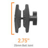 Picture of iBOLT Composite 2.75 inch Double Socket Arm for All Industry Standard 1-inch / 25mm / B Size Ball adapters