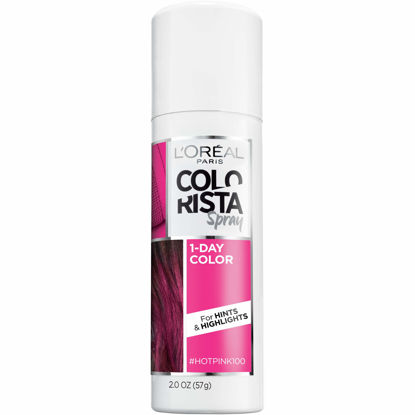 Picture of L’Oréal Paris Colorista 1-Day Washable Temporary Hair Color Spray, Hot Pink, 2 Ounces
