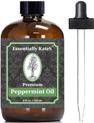 Picture of Essentially KateS Peppermint Essential Oil 4 Fl. Oz - Mentha Piperita - 100% Pure Natural