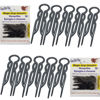 Picture of Good Hair Days Hair Pins - Plastic, U-shaped Magic Grip Hairpins, Strong Durable Pins For Fine, Thick & Long Hair, Hair Styling Accessories, Set of 20 (Black)