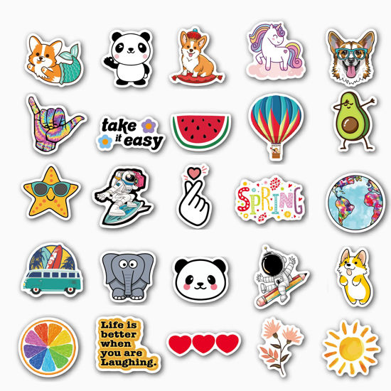 GetUSCart- 200Pcs Water Bottle Stickers for Kids Teens, Waterproof ...