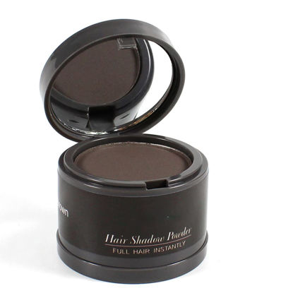 Picture of Hairline (Dark Brown) Hair Root Dye, Instantly Hair Color Shadow Cover Gray Hair Touch-Up, Thin Hair Powder 4g…
