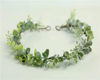 Picture of HJYHYN Flower Crown Boho Flower Wreath Artificial Floral Crown Bridal Headpiece Greenery Crown for Wedding Ceremony Party Festival (Green)