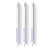 Picture of 3 Pack Purple iPencil Grips Case Cover Ergonomic Silicone Sleeve Holder Compatible with Apple Pencil 2nd Generation, iPad Pro 11 12.9 inch 2018