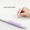 Picture of 3 Pack Purple iPencil Grips Case Cover Ergonomic Silicone Sleeve Holder Compatible with Apple Pencil 2nd Generation, iPad Pro 11 12.9 inch 2018