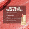 Picture of Oulac Metallic Coral Pink Lipstick for Women, High Impact Lipcolor, Lightweight Soft and Hydrating, Vegan & Cruelty-Free, Full-Coverage Lip Makeup 4.3 g/0.15 oz, Nemo Go Home(06)