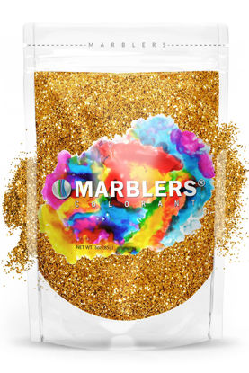 Picture of MARBLERS Twinkle Face & Body Glitter [Honey Gold] 3oz (85g) | Fine | Non-Toxic | Vegan | Cruelty-Free | Ethically Sourced | Festival Makeup | Eye, Hair, Nail, Eyeshadow | Cosmetic Grade