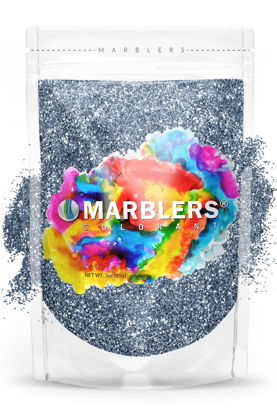 Picture of MARBLERS Twinkle Face & Body Glitter [Graphite Gray] 3oz (85g) | Fine | Non-Toxic | Vegan | Cruelty-Free | Ethically Sourced | Festival Makeup | Eye, Hair, Nail, Eyeshadow | Cosmetic Grade