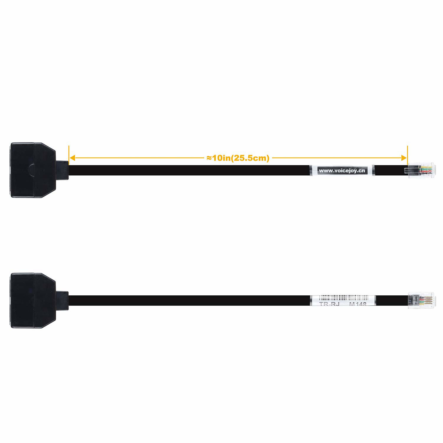 GetUSCart Telephone RJ9 4P4C Training Adapter Y Splitter for Headset