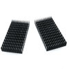Picture of ZZHXSM 2Pcs 80mm Heatsink 80 x 40 x 11mm Black Aluminum Heat Sink Radiator Cooler with Thermal Conductive Adhesive Tape Cooling Fin for Cooler Electronics CPU Led