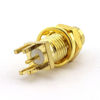 Picture of DGZZI 5-Pack SMA Female to 4 Pins Stand Connector PCB Panel Edge Mount Plug Jack Adapter 18.5mm