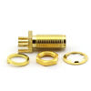 Picture of DGZZI 5-Pack SMA Female to 4 Pins Stand Connector PCB Panel Edge Mount Plug Jack Adapter 18.5mm