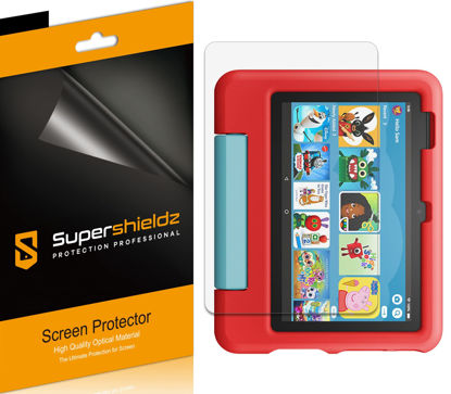 Picture of Supershieldz (3 Pack) Designed for All-New Fire 7 Kids Tablet 7-inch (12th Generation - 2022 release) Screen Protector, High Definition Clear Shield (PET)
