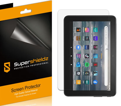 Picture of Supershieldz (3 Pack) Designed for All-New Fire 7 Tablet 7-inch (12th Generation - 2022 release) Screen Protector, High Definition Clear Shield (PET)