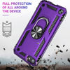 Picture of ULAK Compatible with iPod Touch 7 Case/iPod Touch 6 Case with 2 HD Screen Protectors, Hybrid Rugged Shockproof Cover with Built-in Kickstand for iPod Touch 7th/6th/5th Generation, Purple