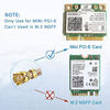 Picture of Bingfu Dual Band WiFi Antenna 2.4GHz 5GHz 5.8GHz 3dBi MIMO RP-SMA Male (2-Pack) + 2 x 12 inch u.fl to Rp-SMA Cable for WiFi Router Wireless Mini PCI Express PCIE Network Card Adapter