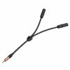Picture of Bingfu Car Antenna Splitter Car FM AM Radio Antenna Adapter Splitter Cable,DIN 1 Male to 2 Female Connector Cable for Vehicle Truck SUV Car Audio Radio Stereo Head Unit Receiver Antenna