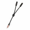 Picture of Bingfu Car Antenna Splitter Car FM AM Radio Antenna Adapter Splitter Cable,DIN 1 Male to 2 Female Connector Cable for Vehicle Truck SUV Car Audio Radio Stereo Head Unit Receiver Antenna